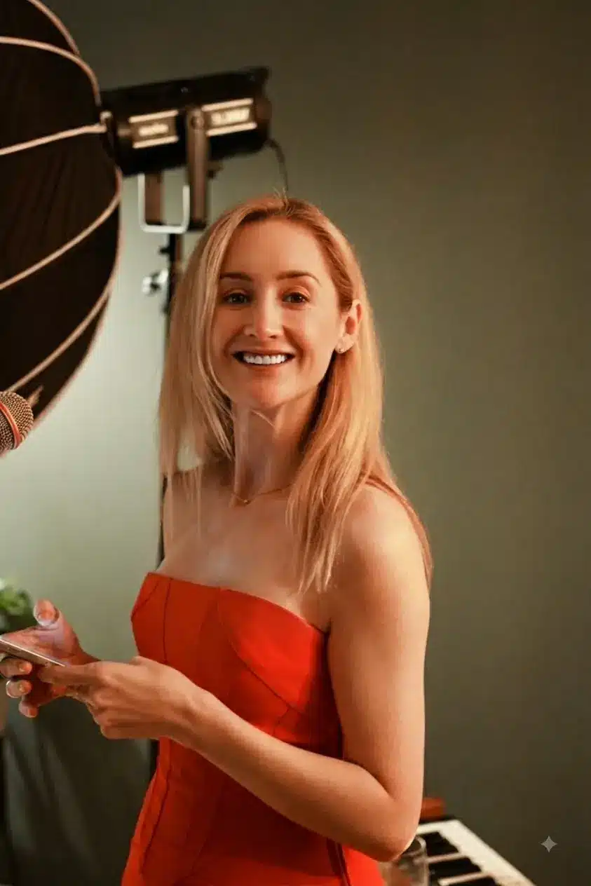 Psychologist Dr Becky Spelman smiling